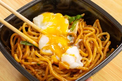 麺がもちもち！