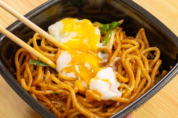 麺がもちもち!