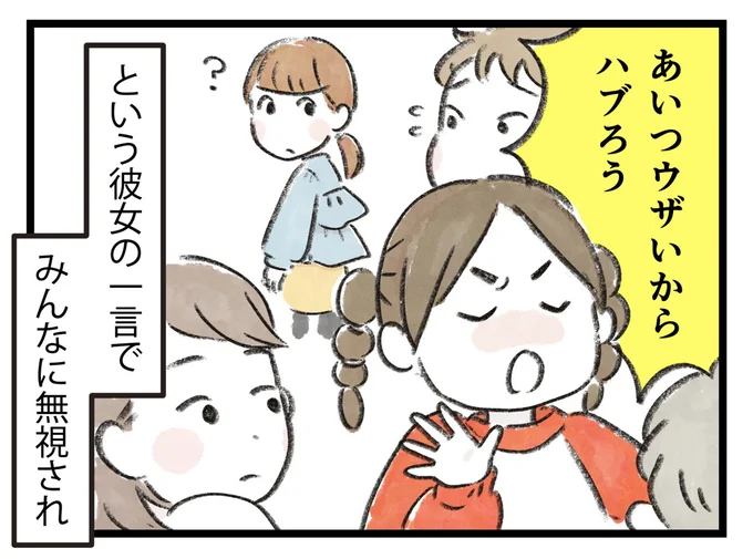 みんなに無視され