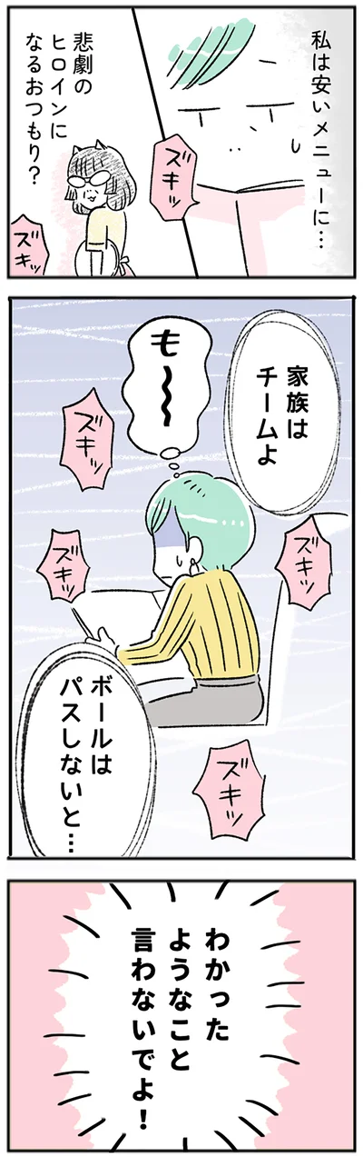 わかったようなこと言わないでよ！