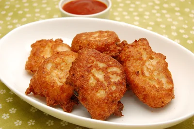「簡単＊手作りのナゲット｜豆腐のツナマヨ焼き」