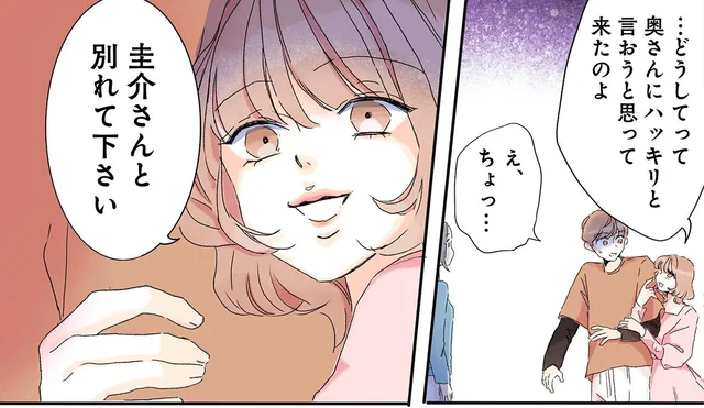 「彼と別れて」夫の同僚が自宅に押しかけ妻を嘘つき呼ばわり。なんなのこの人！／夫がゴミだと気づいたので捨てさせていただきます（1）