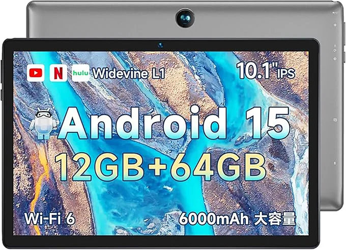 【タブレット 10インチ2024初登場】android 15タブレット