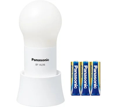 パナソニック LEDランタン 乾電池エボルタ付き 調光・調色タイプ ホワイト BF-AL06K-W