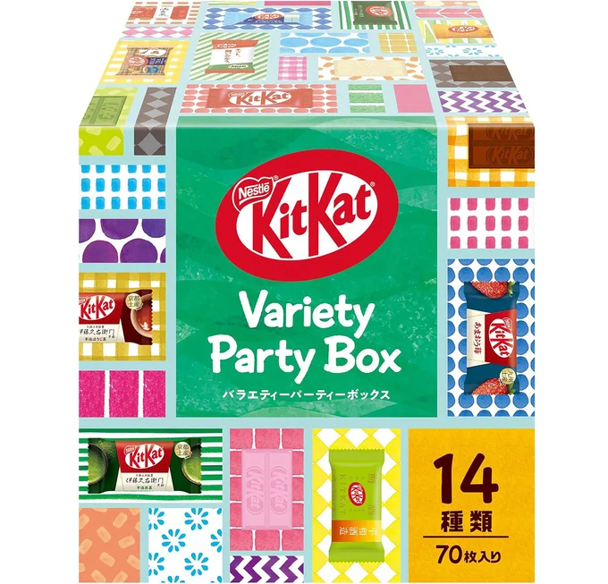 ネスレ キットカット ミニ バラエティパーティーボックス 70枚,チョコレート ※時期によりセット内容に変更あり