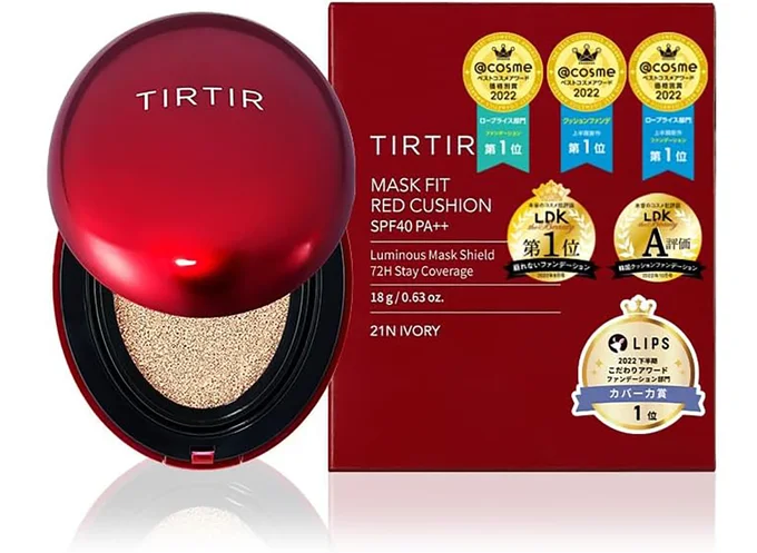 [TIRTIR] Mask fit Cushion [ティルティル] マスクフィットクッション 本体 18g RED CUSHION 21N