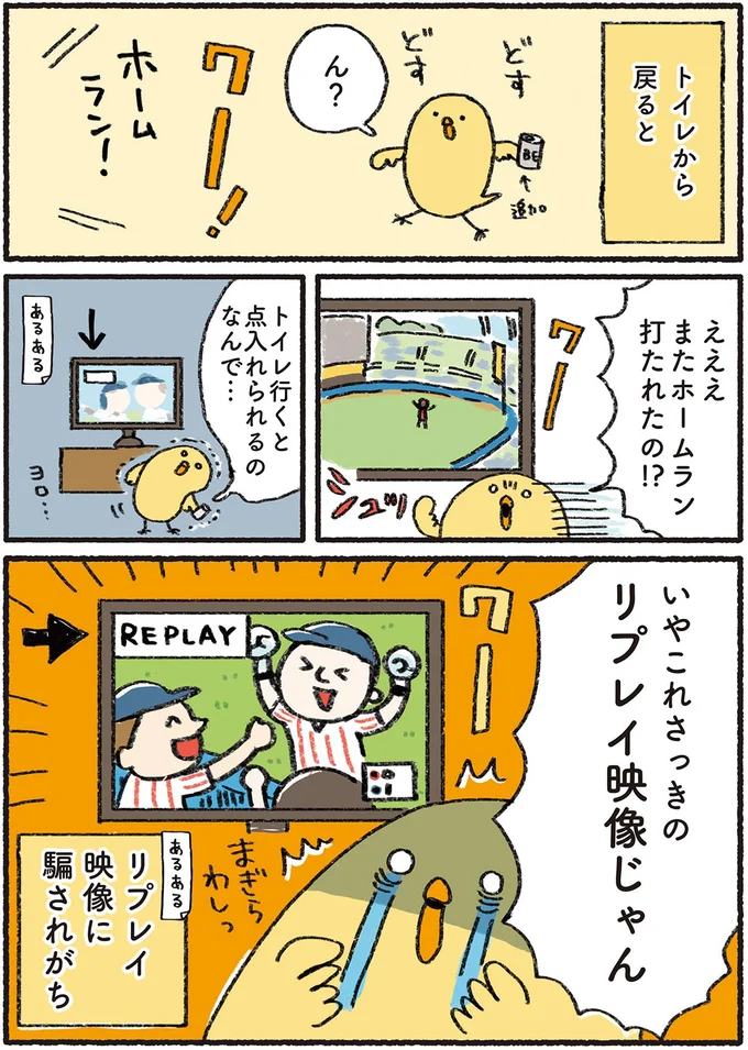 これさっきのリプレイ映像じゃん