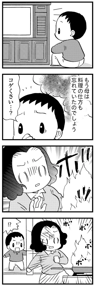 母は料理の仕方も忘れていたのでしょう
