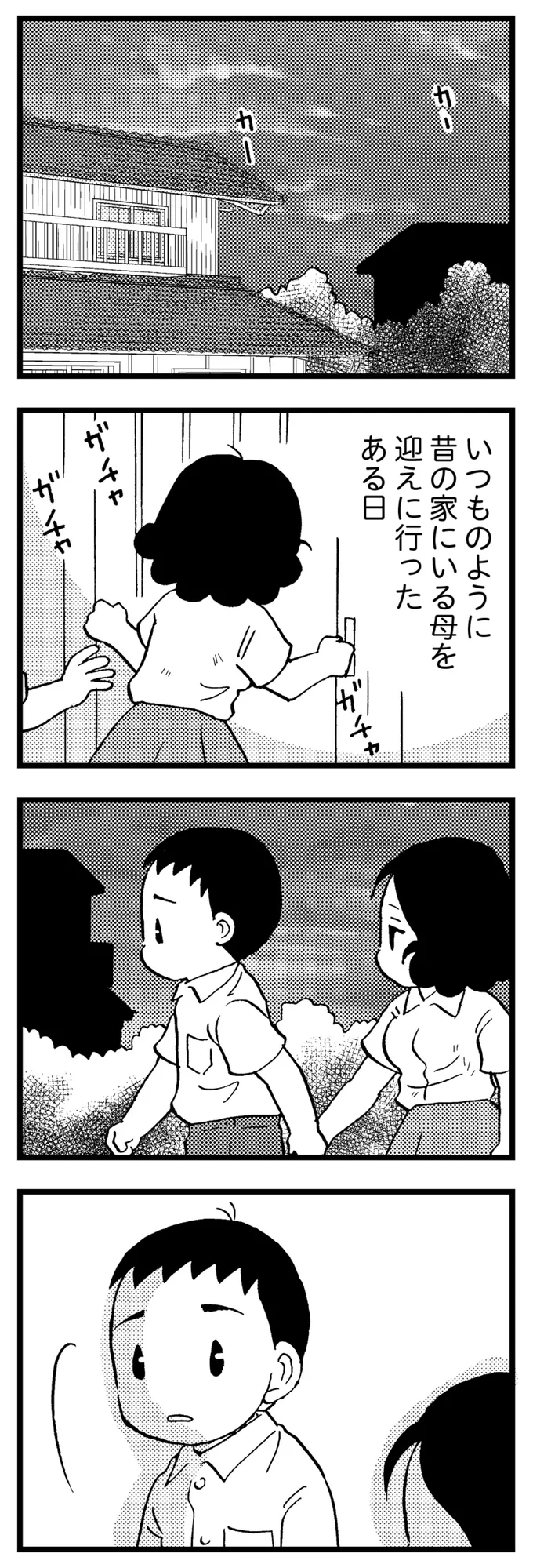 昔の家にいる母を迎えに行ったある日