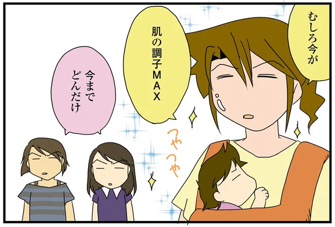 今が肌の調子MAX