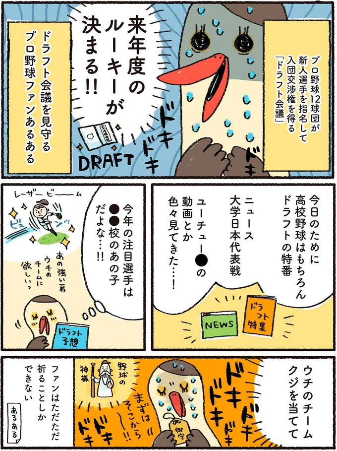 ウチのチーム　クジを当てて