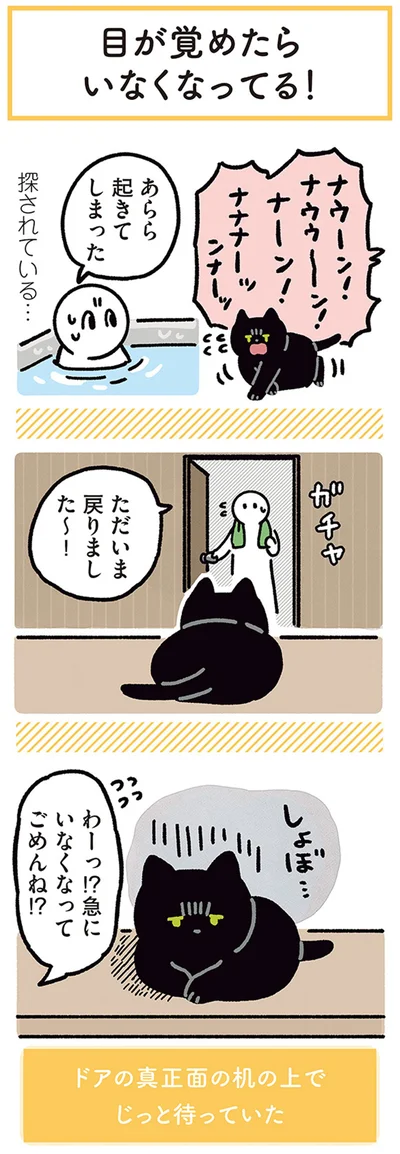 あらら起きてしまった