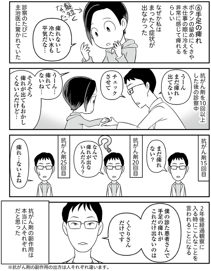 まだ痺れ出てない？