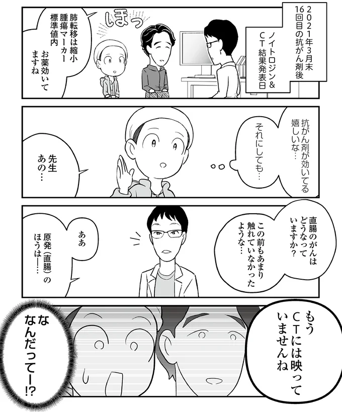 直腸のがんはどうなっていますか？