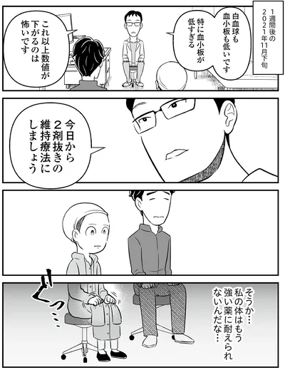 維持療法にしましょう