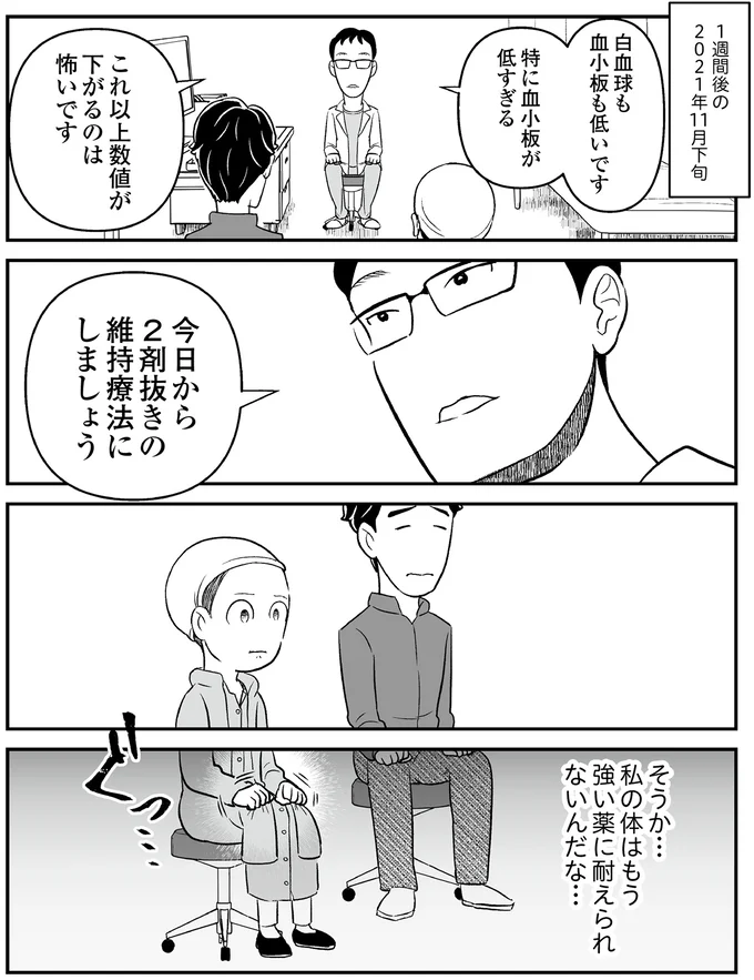 維持療法にしましょう