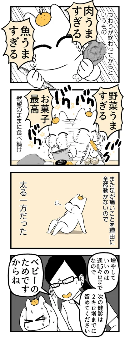 太る一方だった