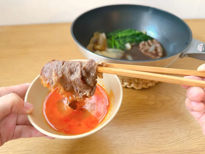 濃厚な卵は、すきやきにつけても最高!