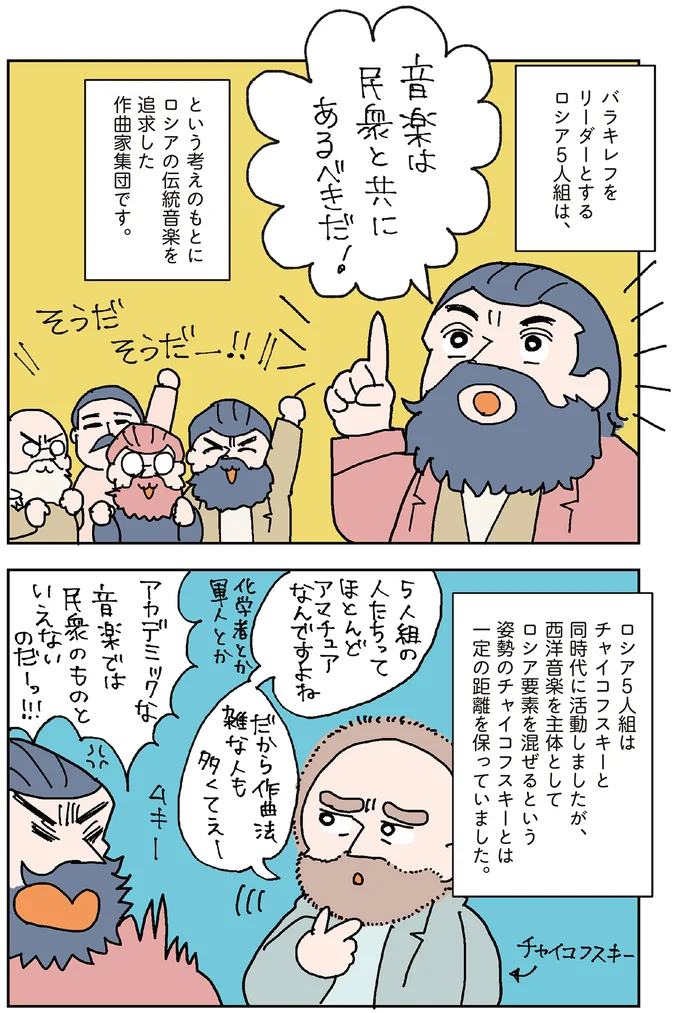 『マンガでわかるクラシック音楽の歴史入門』より