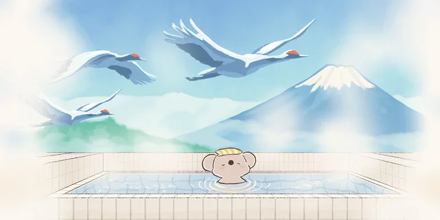湯上がりのコーヒー牛乳が最高すぎる！ 銭湯でぽかぽかになったコアラ／コアラ絵日記4（1）