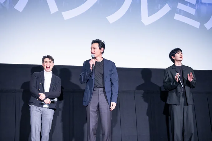3人の息もぴったり