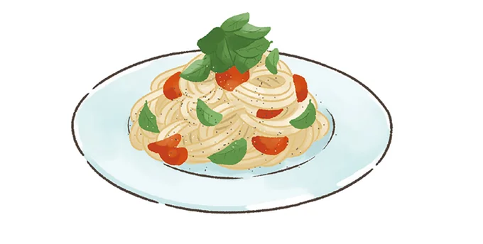 冷製パスタ