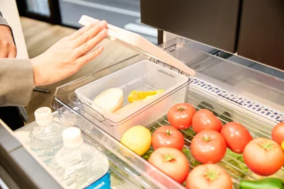 使いかけ野菜をそのまま入れられる「使い切り野菜BOX」