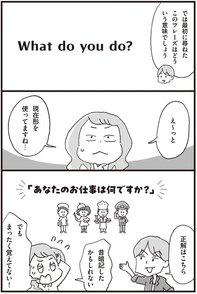 現在形を使ってますね…