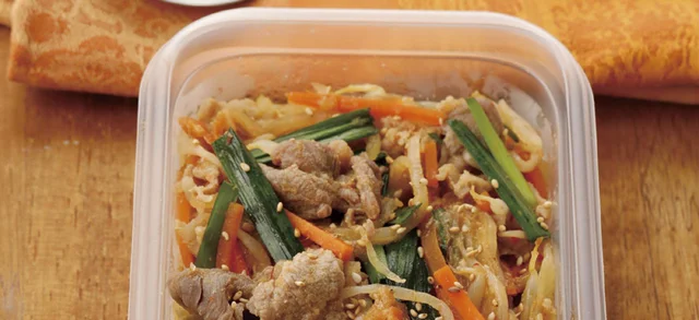 特別な調味料は不要！レンチンだけで作れる野菜たっぷり「プルコギ弁当」／糖質オフのハマるやせ弁365（3）