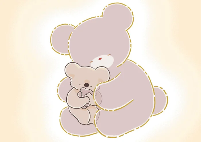 なんだか心があったかい。ぬいぐるみを愛でるコアラの大事な時間／コアラ絵日記4（2）