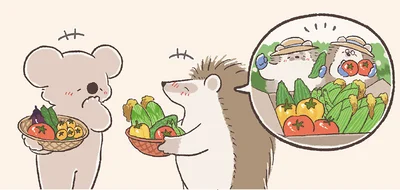 実家から野菜のおすそわけ