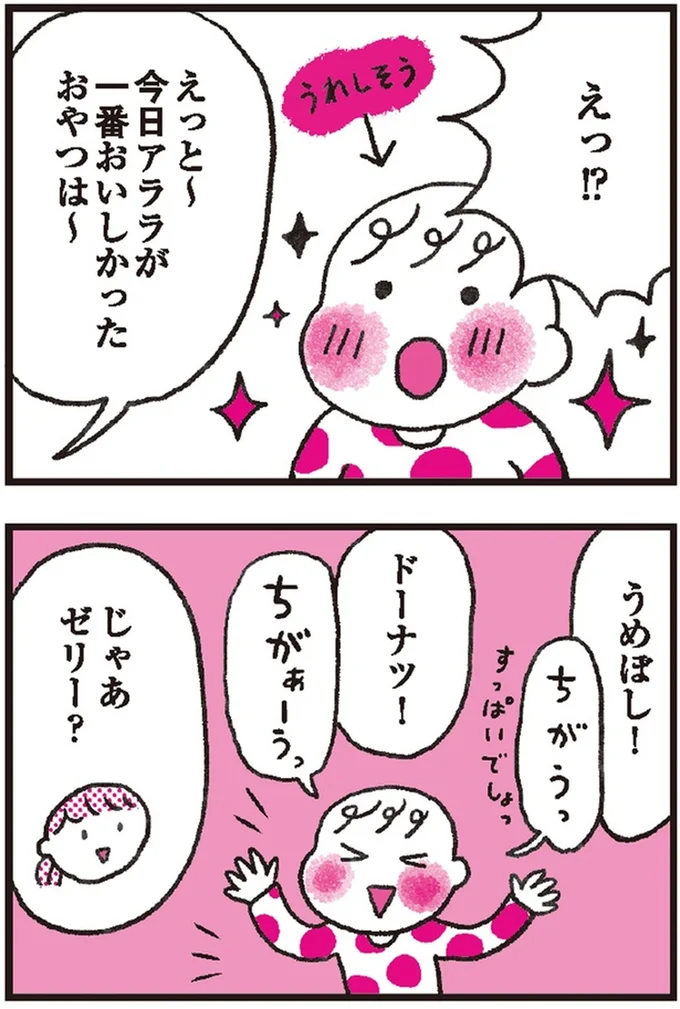 一番おいしかったおやつは~