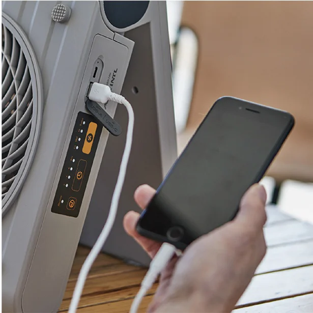 スマホの充電も可能