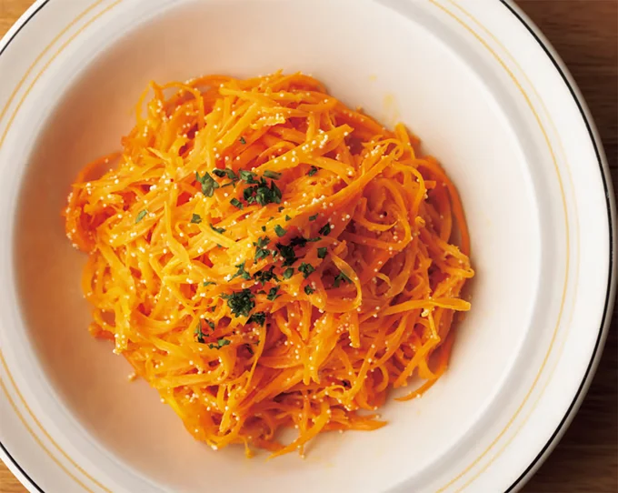 パンにもご飯にもおつまみにも！にんじん明太しりしり