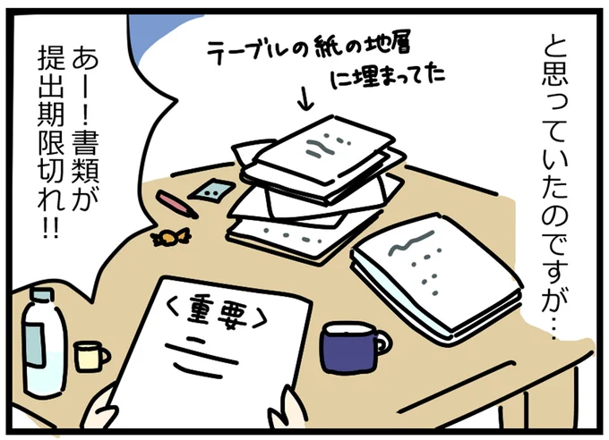 書類が提出期限切れ！！