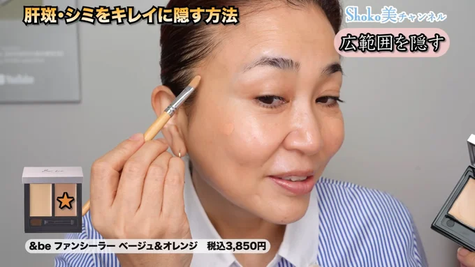 シミ・肝班を見極めて丁寧に