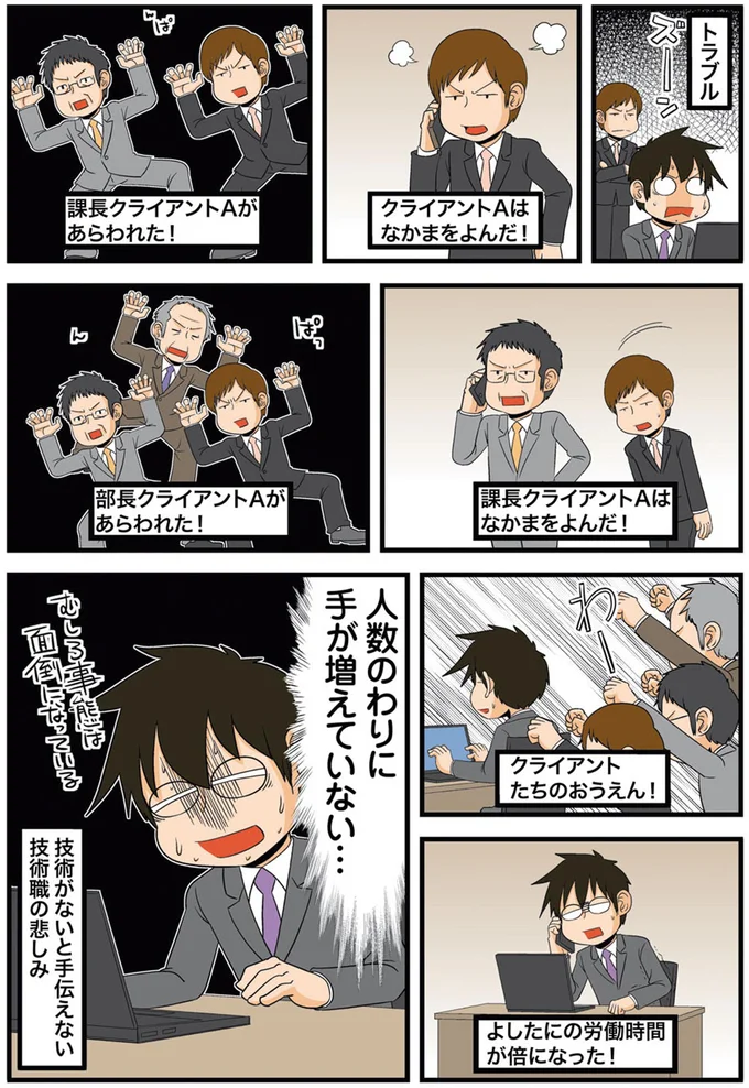 人数の割に手が増えてない…