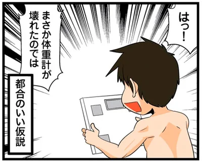 まさか体重計が壊れたのでは