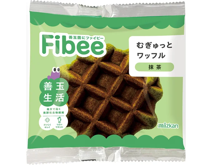 Fibeeむぎゅっとワッフル抹茶