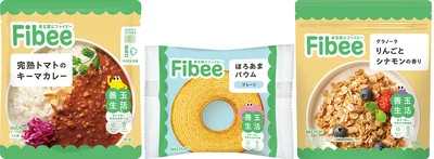 Fibee完熟トマトのキーマカレーFibeeほろあまバウムプレーンFibeeグラノーラりんごとシナモンの香り
