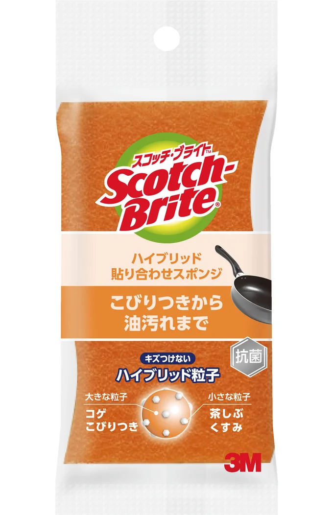 スコッチ・ブライト（TM） ハイブリッド貼り合わせスポンジ