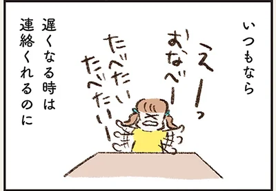いつもなら遅くなる時は連絡くれるのに