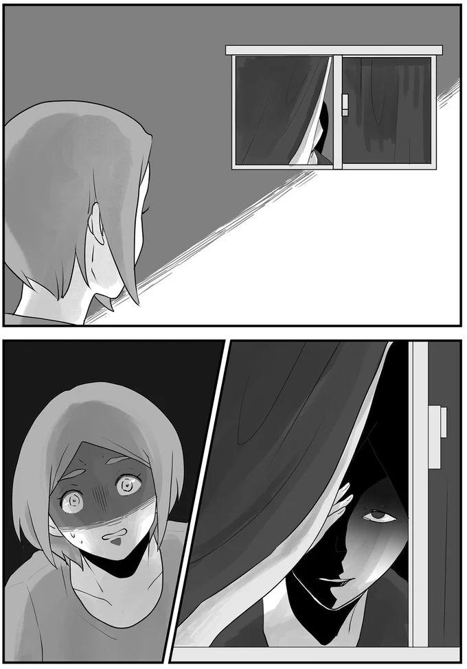 隣の家の窓