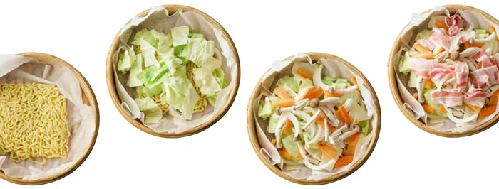 【せいろレシピ】炒めるよりも麺がもっちり！「ソース蒸し焼きそば」／世界一カンタンでおいしい せいろレシピ（3）
