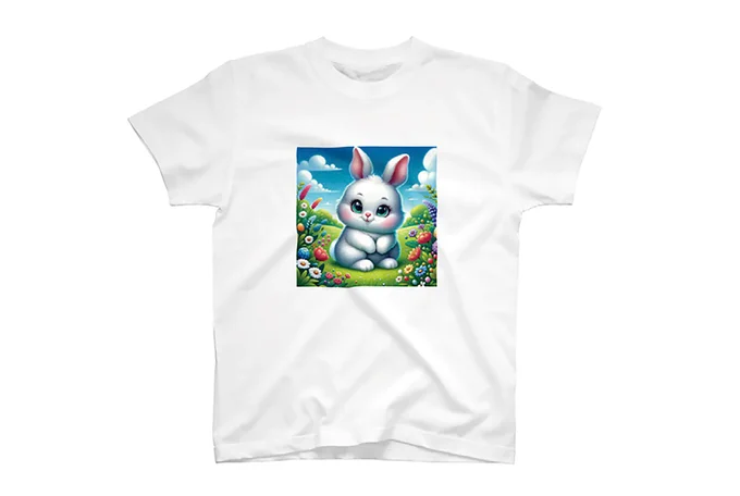 6歳の女の子がAIを使って制作したTシャツ