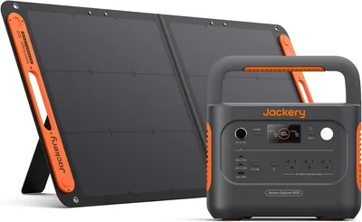 Jackery Solar Generator 1000 New 1070Wh ポータブル電源 100W ソーラーパネル 1枚 2点セット