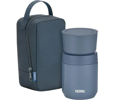 【食洗機対応モデル】 サーモス 真空断熱スープランチセット 300ml インディゴブルー スープジャー・容器セット JEE-550 IBL