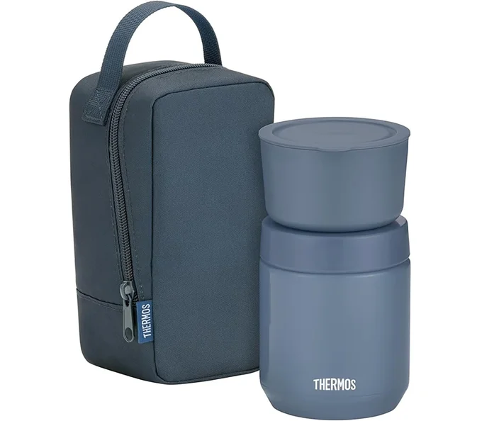 【食洗機対応モデル】 サーモス 真空断熱スープランチセット 300ml インディゴブルー スープジャー・容器セット JEE-550 IBL
