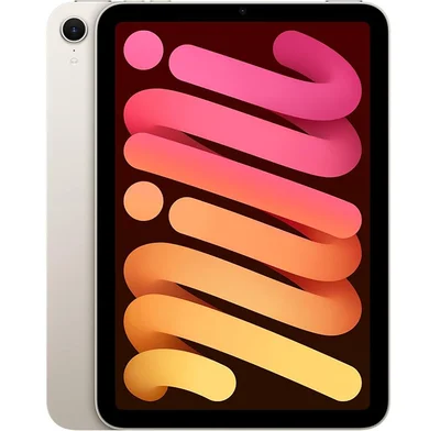 Apple iPad mini(A17 Pro)-Apple Intelligence、8.3 インチ Liquid Retina ディスプレ イ、128GB、Wi-Fi 6E、12MP フロントカメラ:12MP バックカメ ラ、Touch ID、一日中使えるバッテリー ‒ スターライト