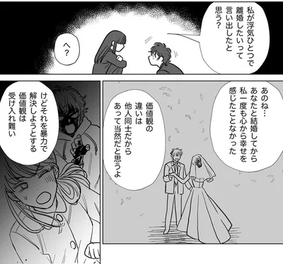 浮気ひとつで離婚したいって言い出したと思う？